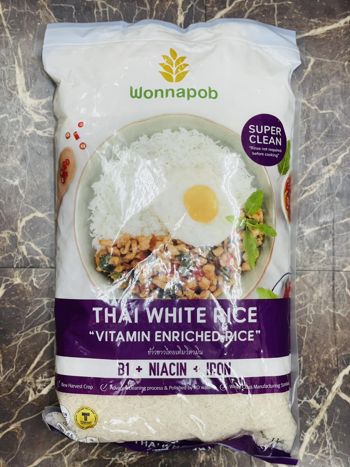 THAI WHITE RICE WONNAPOB 5KG – Rose Family Store